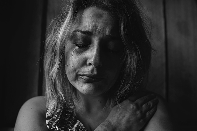 Picture of woman crying